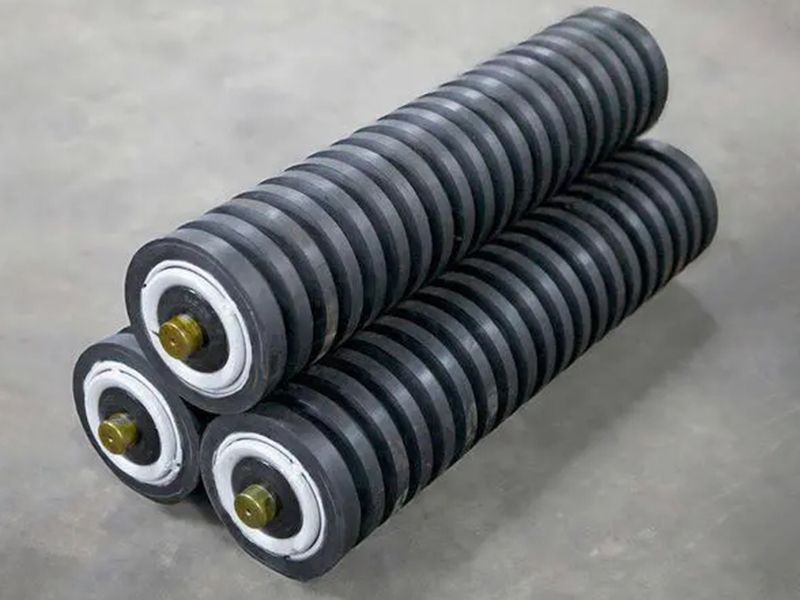 緩沖托輥 耐磨性好 規格齊全，量大從優(yōu) 直接出廠(chǎng)，歡迎咨詢(xún)！